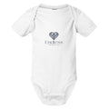 Press It Hard white organic cotton baby onesie