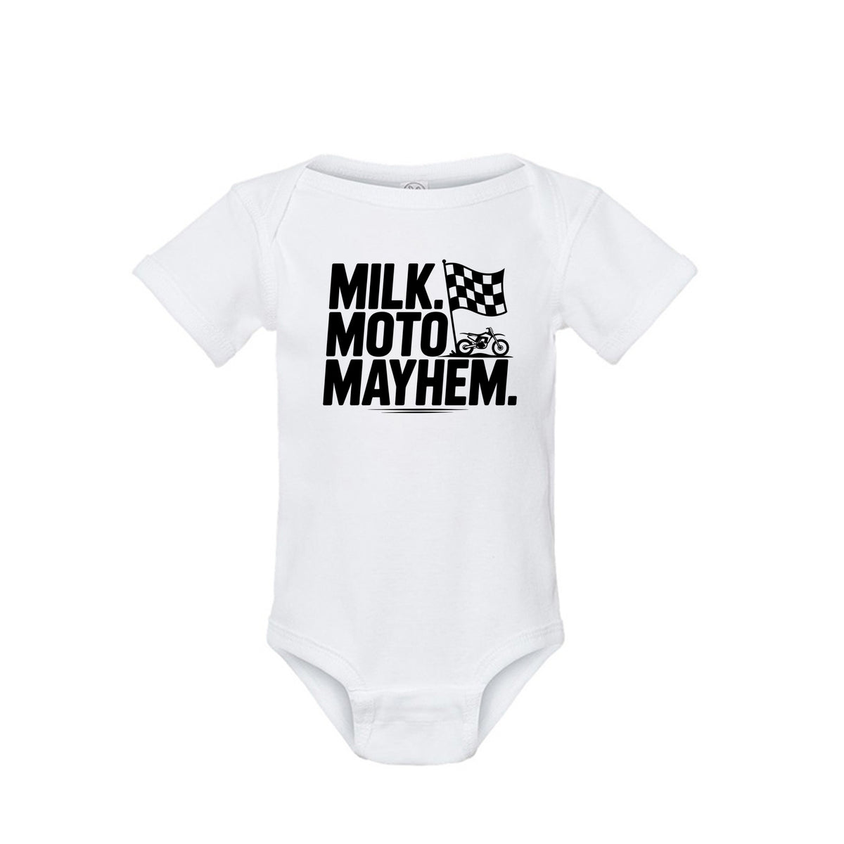 Milk, Moto & Mayhem Onesie